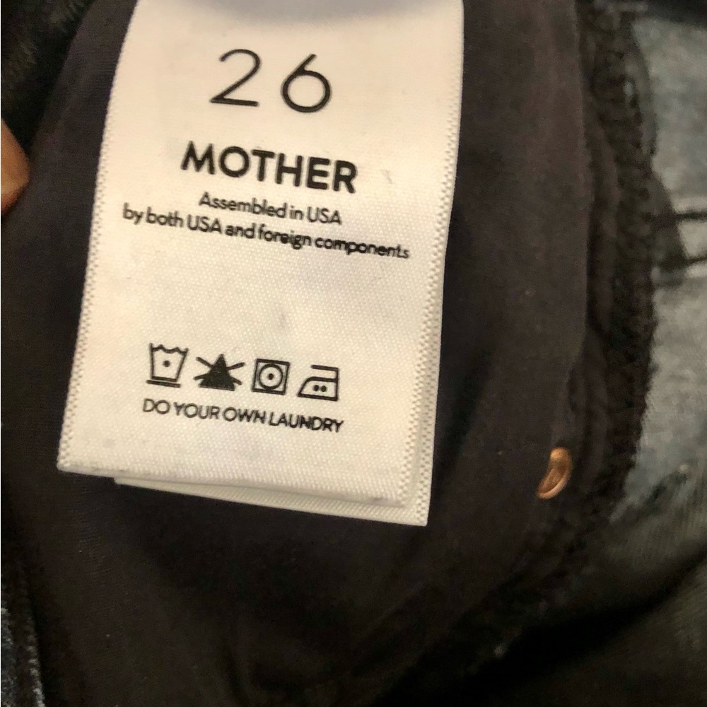 MOTHER Women Faded blue Straight Jeans 26 Size - Picture 7 of 8